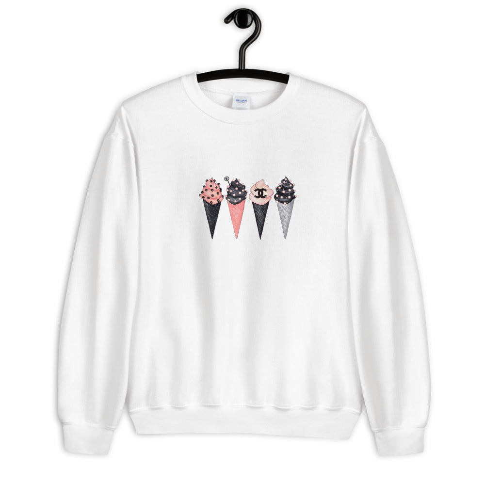 Ice cream best sale crew neck pullover