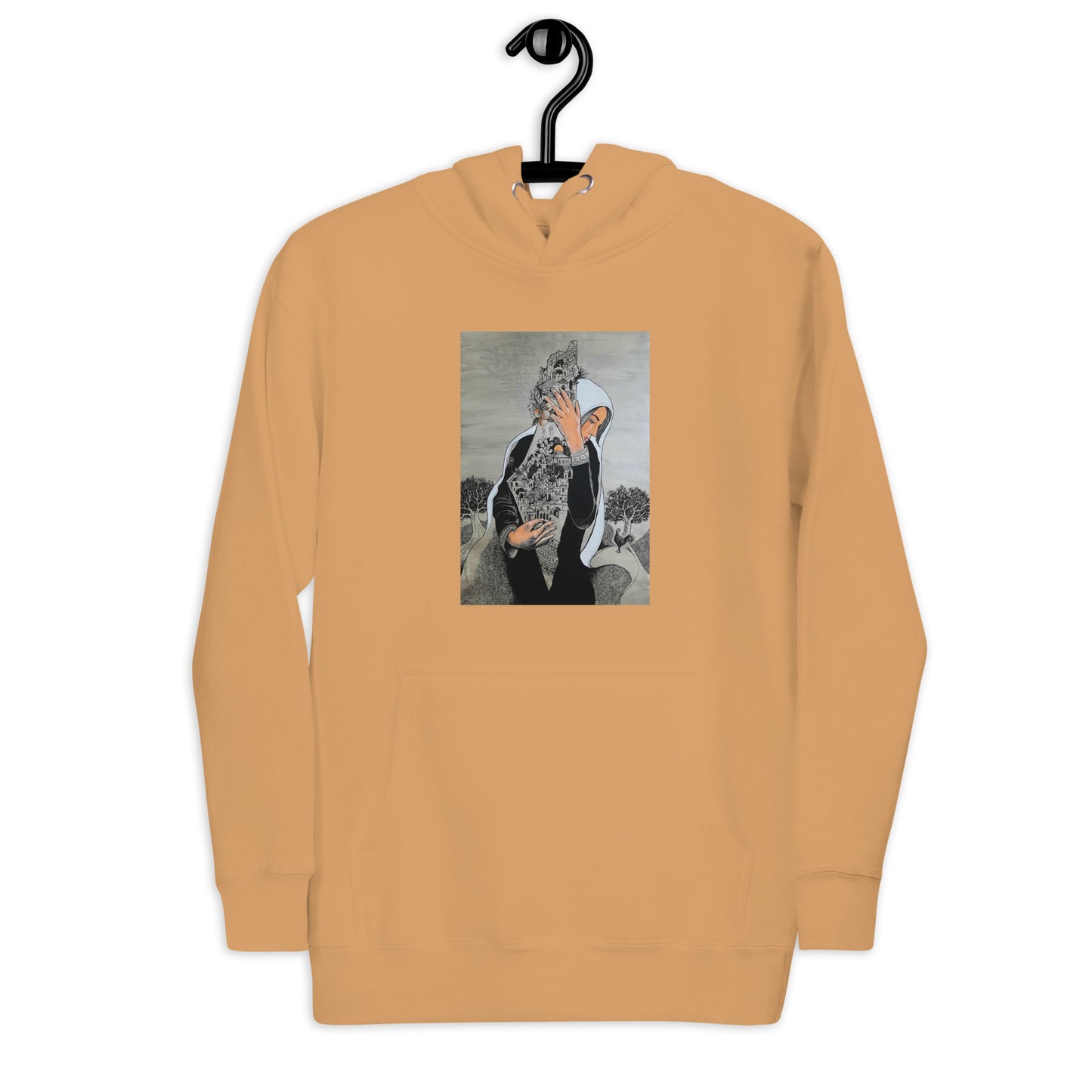We will be back Unisex Arabic Hoodie