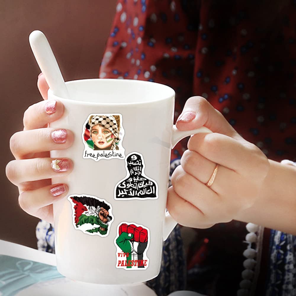 50 Pcs Free Palestine Stickers