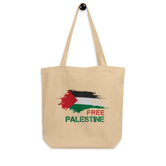 Palestine Free Eco Arabic Tote Bag