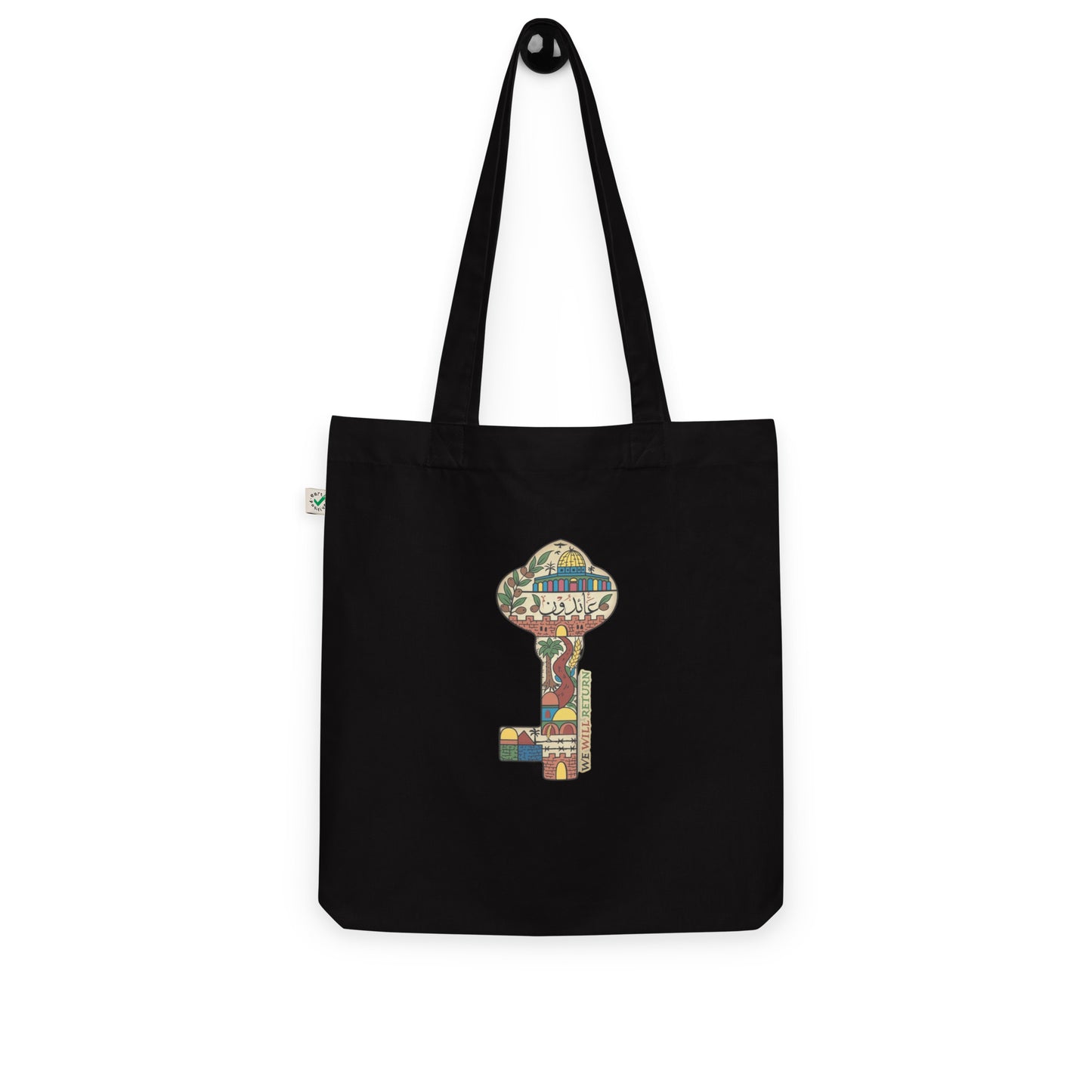 We will return organic fashion tote bag