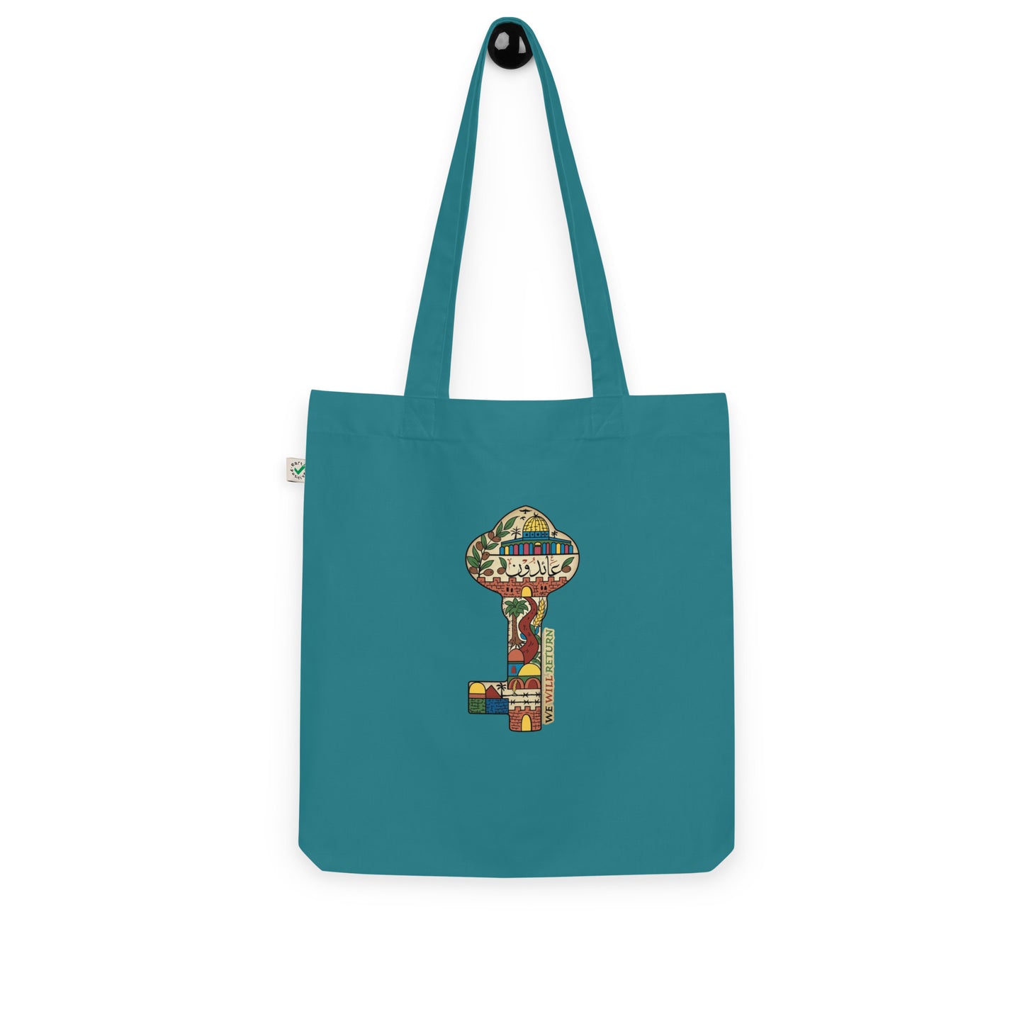 We will return organic fashion tote bag