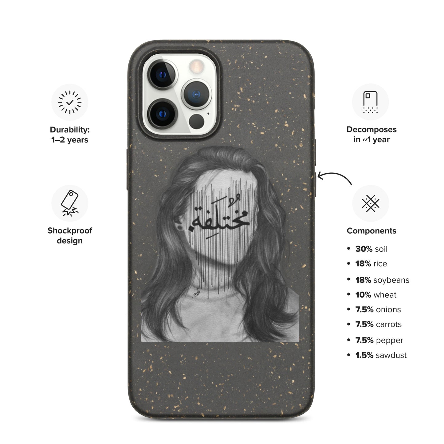 Different Speckled iPhone case