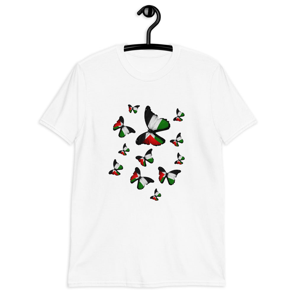 Butterfly Palestine Short-Sleeve Unisex T-Shirt