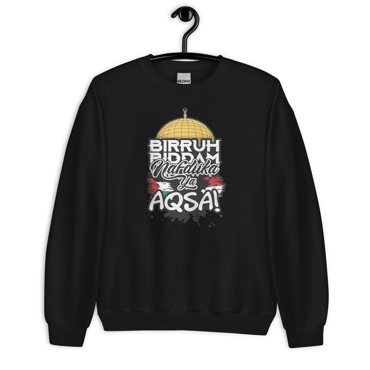 Free Aqsa Unisex Arabic Sweatshirt