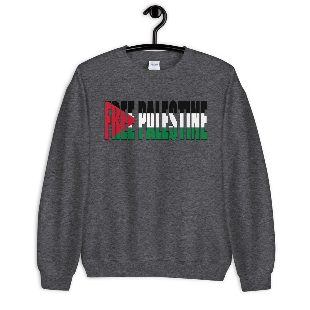 Free Palestine Unisex Crew Neck Sweatshirt