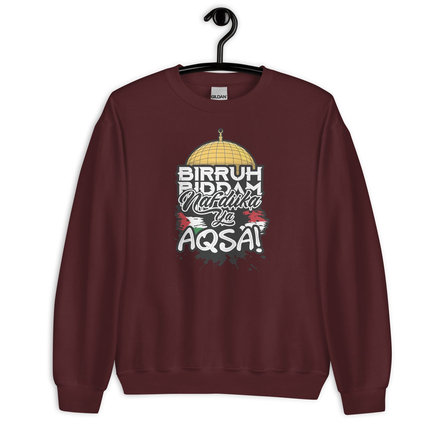 Free Aqsa Unisex Arabic Sweatshirt