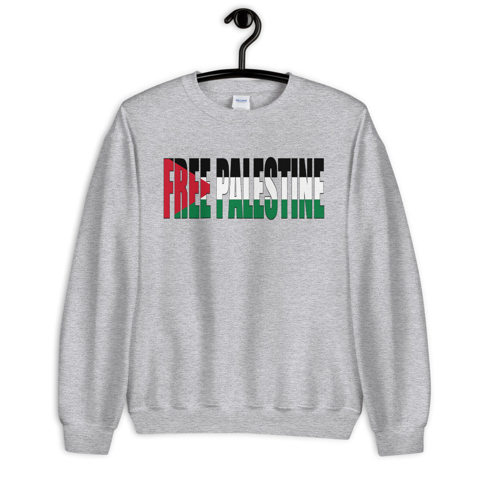 Free Palestine Unisex Crew Neck Sweatshirt