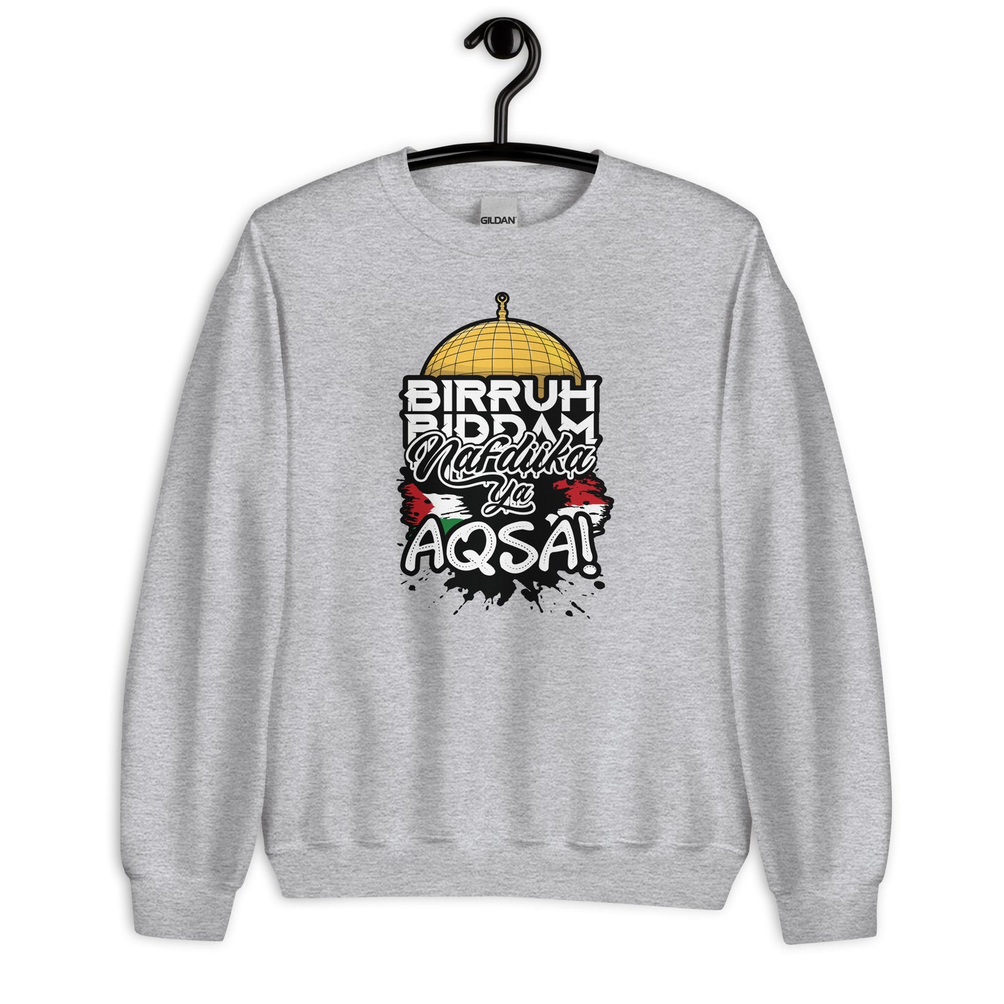 Free Aqsa Unisex Arabic Sweatshirt