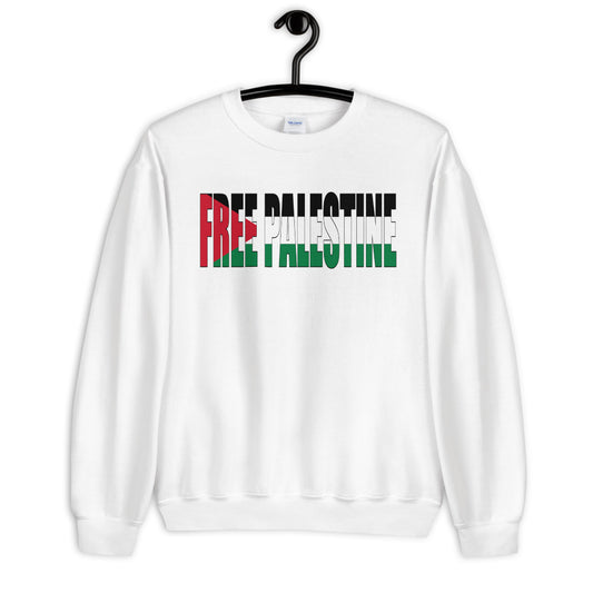 Free Palestine Unisex Crew Neck Sweatshirt