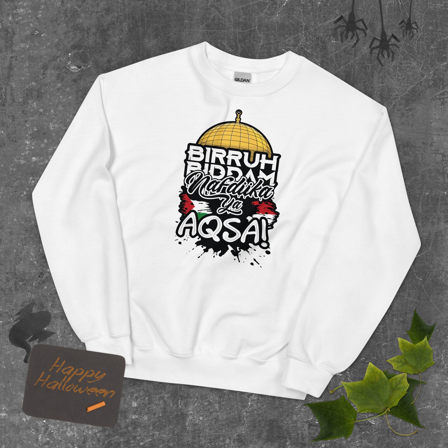 Free Aqsa Unisex Arabic Sweatshirt