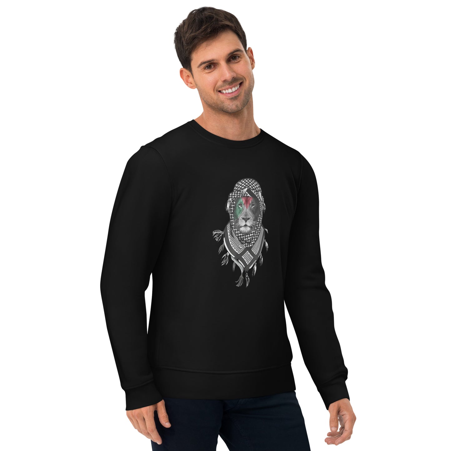 Palestinian lion unisex eco sweatshirt