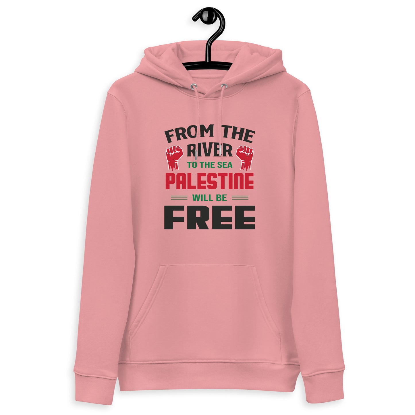 From the river to the sea Unisex essential eco hoodie