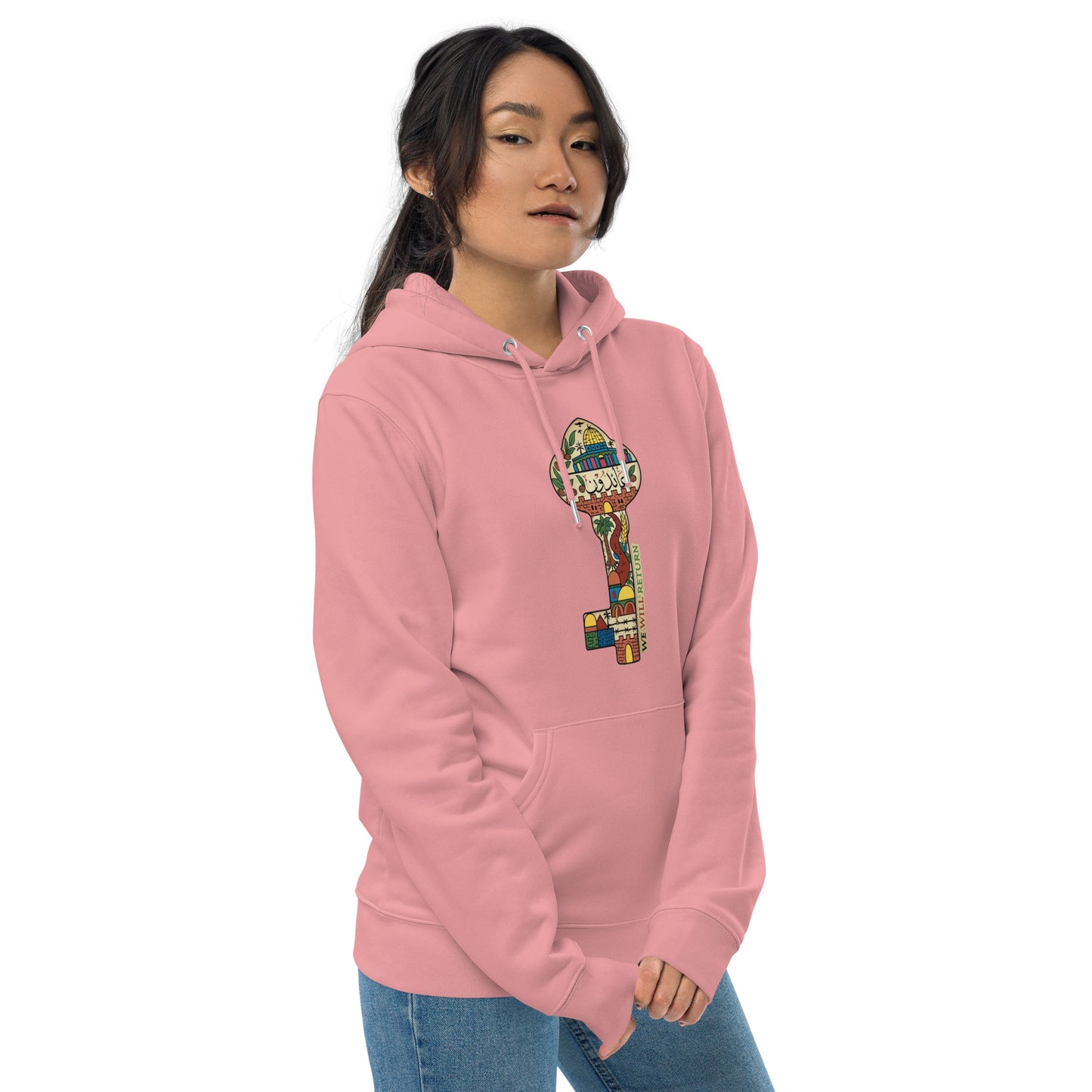 will return unisex essential eco hoodie