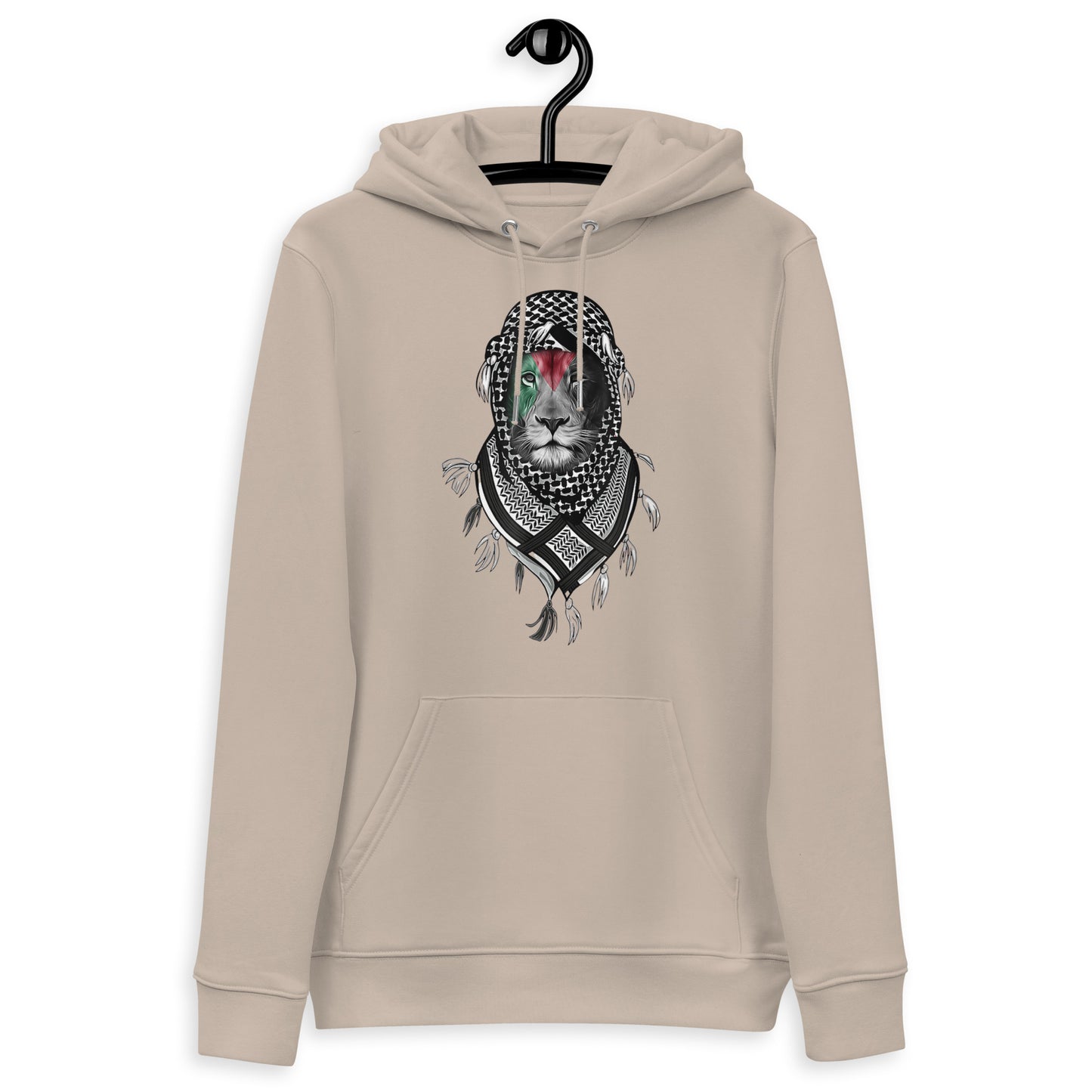 Palestinian lion unisex essential eco hoodie