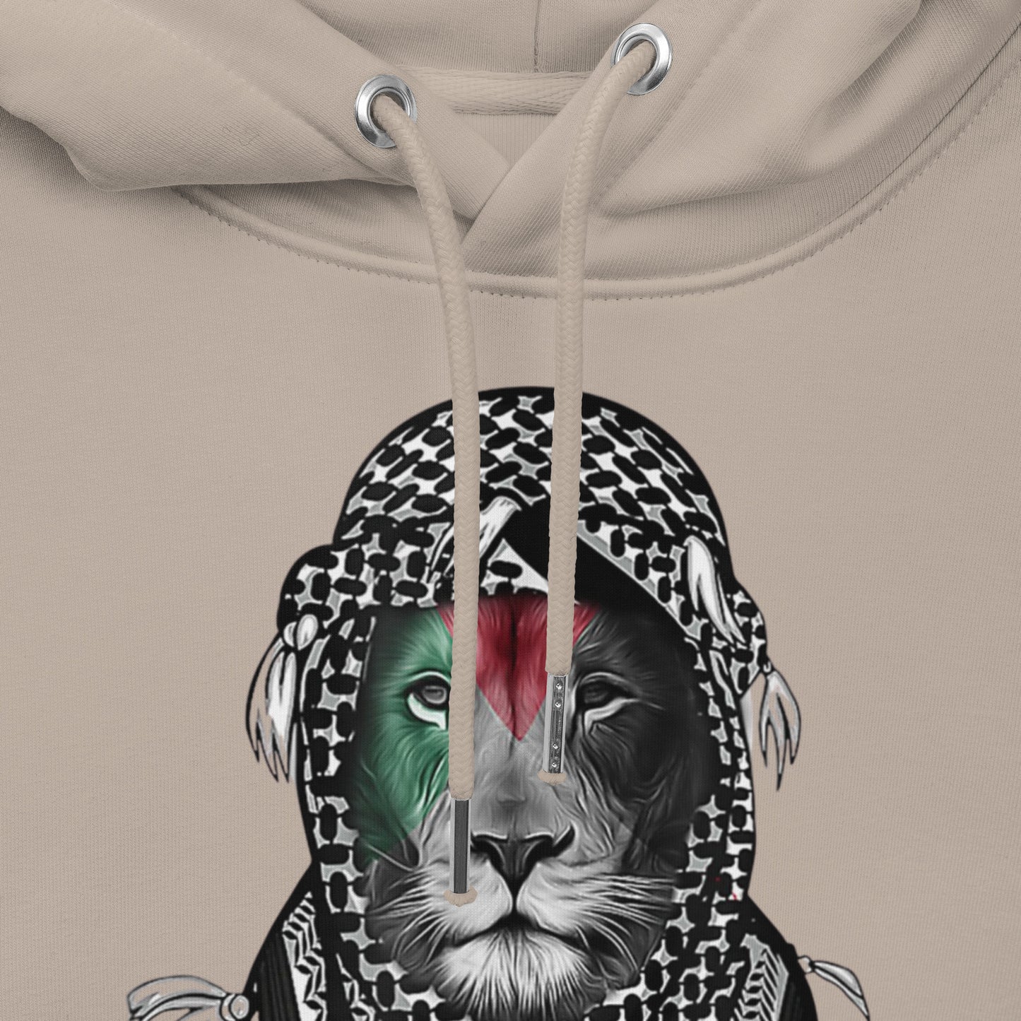 Palestinian lion unisex essential eco hoodie