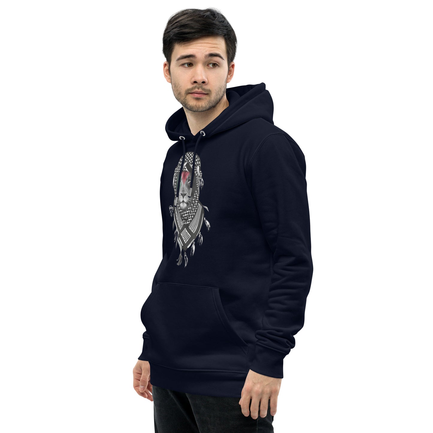 Palestinian lion unisex essential eco hoodie