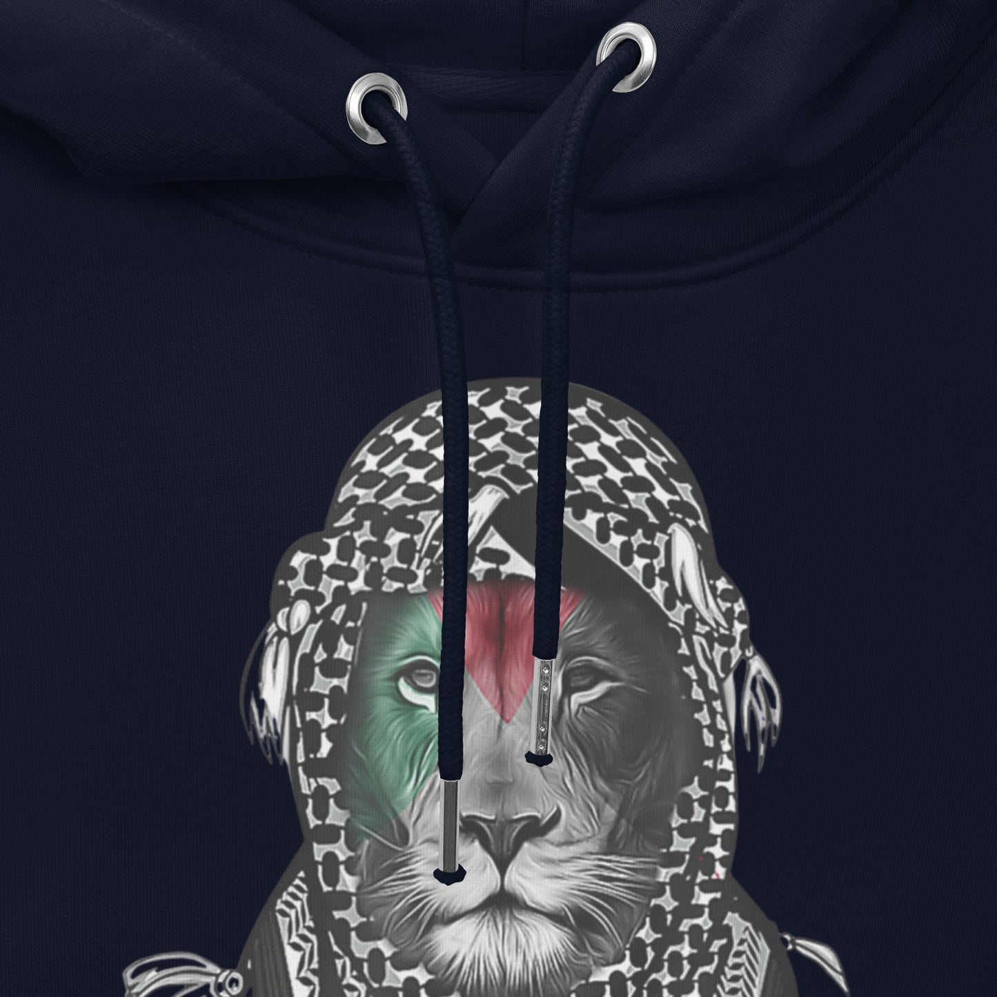 Palestinian lion unisex essential eco hoodie