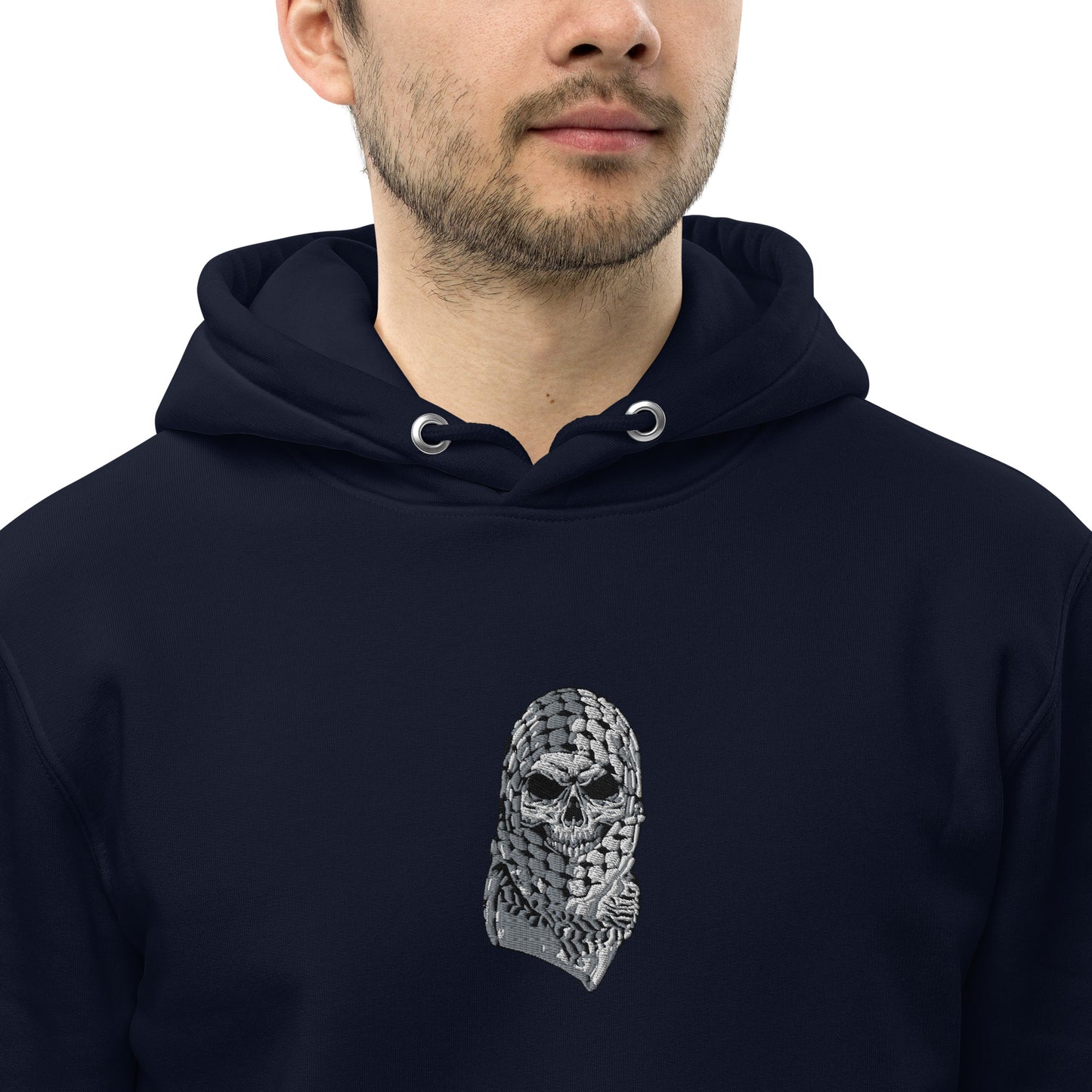 Embroidered Palestinian Kuffieh Unisex essential eco hoodie