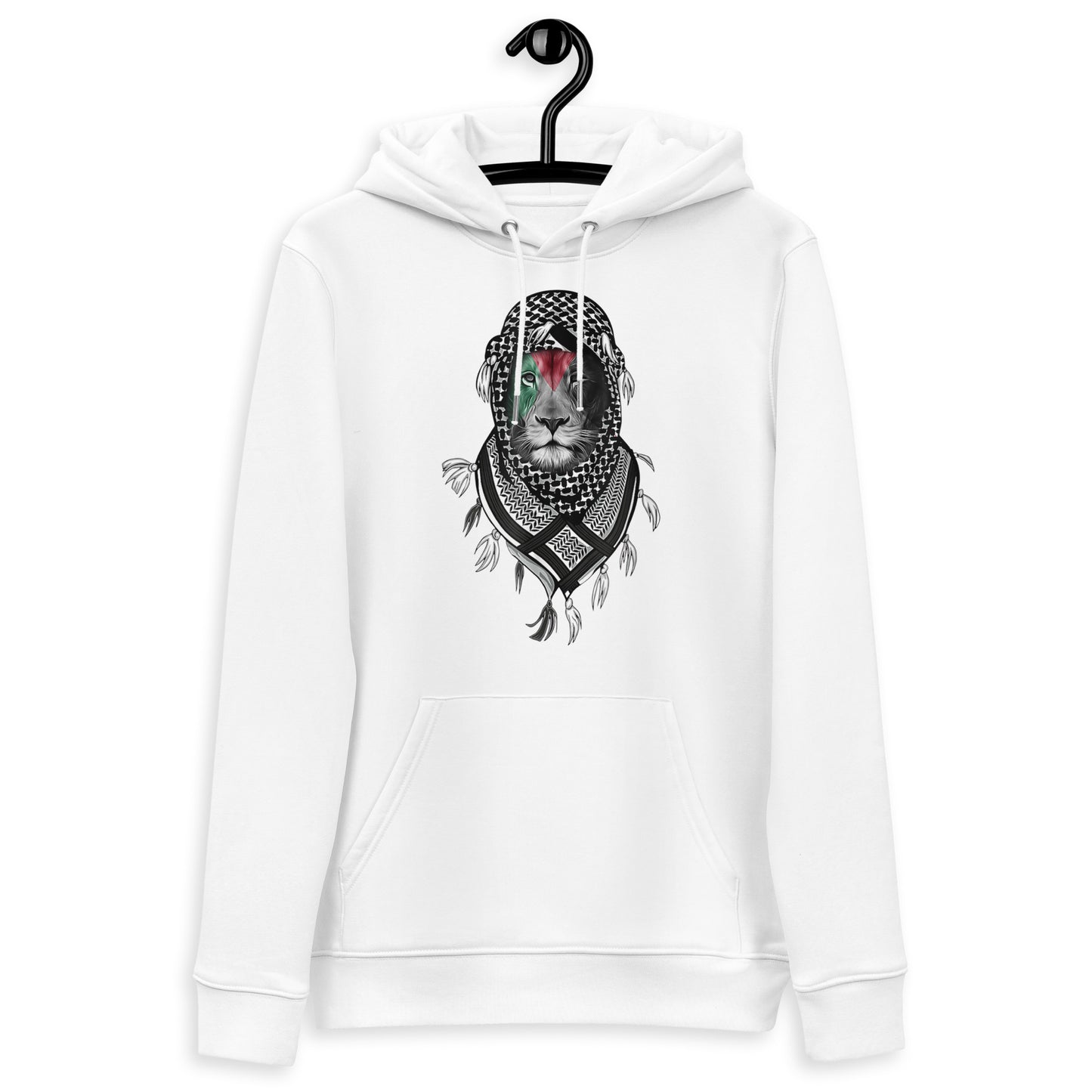 Palestinian lion unisex essential eco hoodie