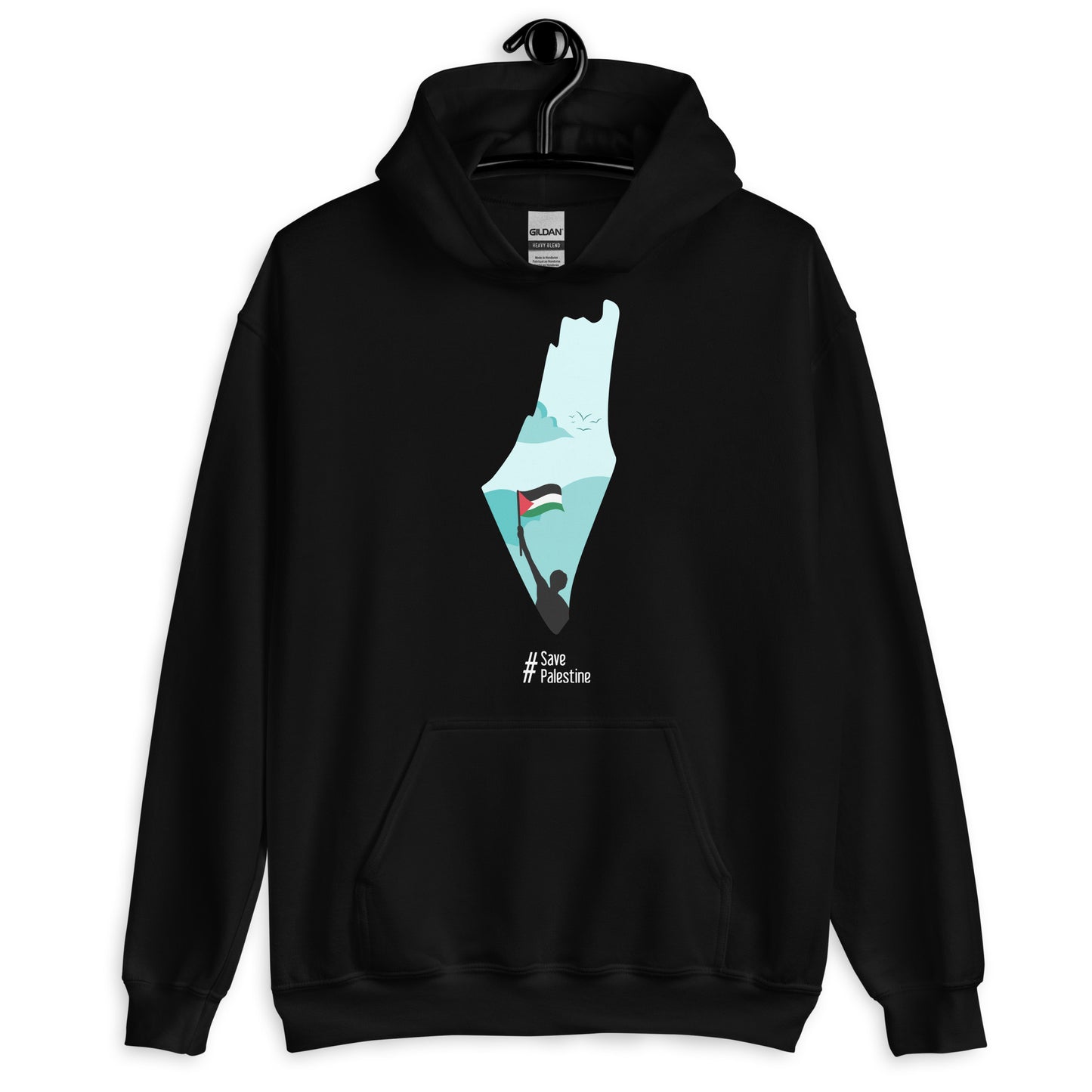 Save Palestine Unisex Arabic Hoodie