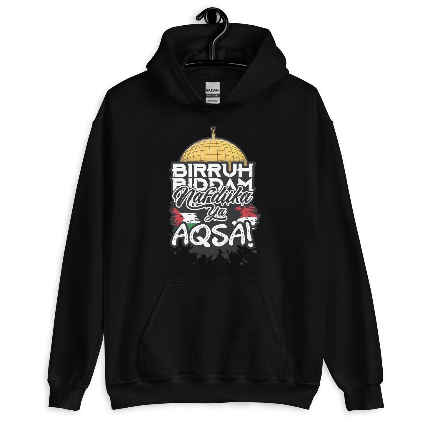 Free Aqsa Unisex Arabic Hoodie