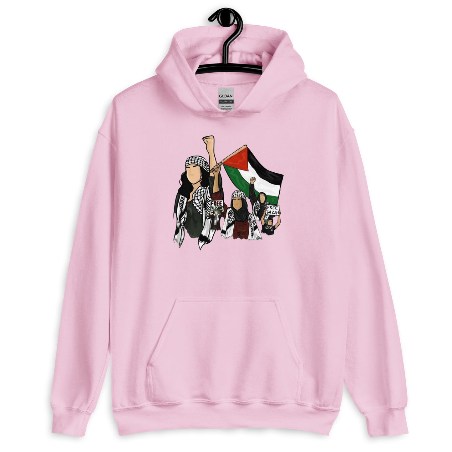 Palestinian girls Unisex Arabic Hoodie