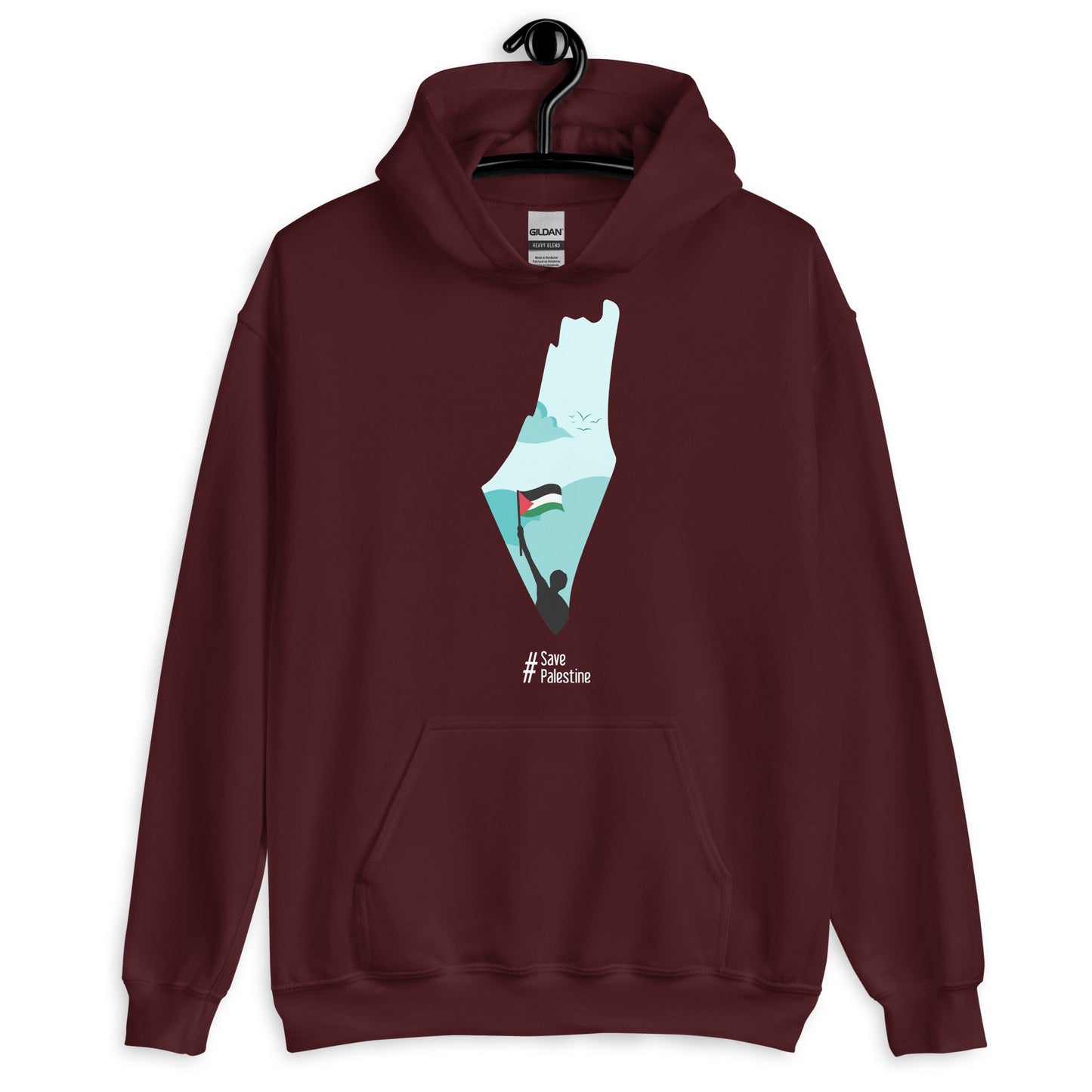 Save Palestine Unisex Arabic Hoodie