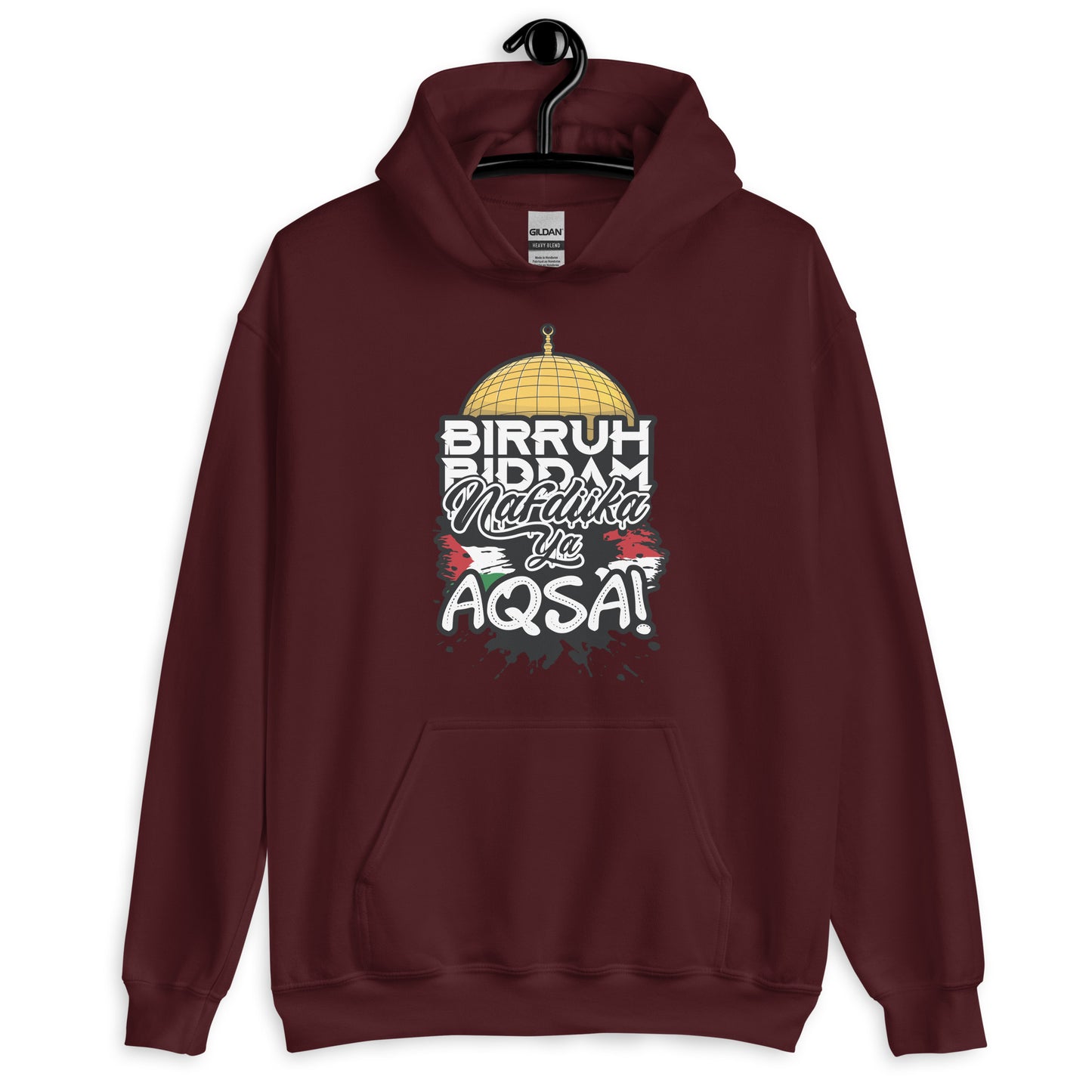 Free Aqsa Unisex Arabic Hoodie