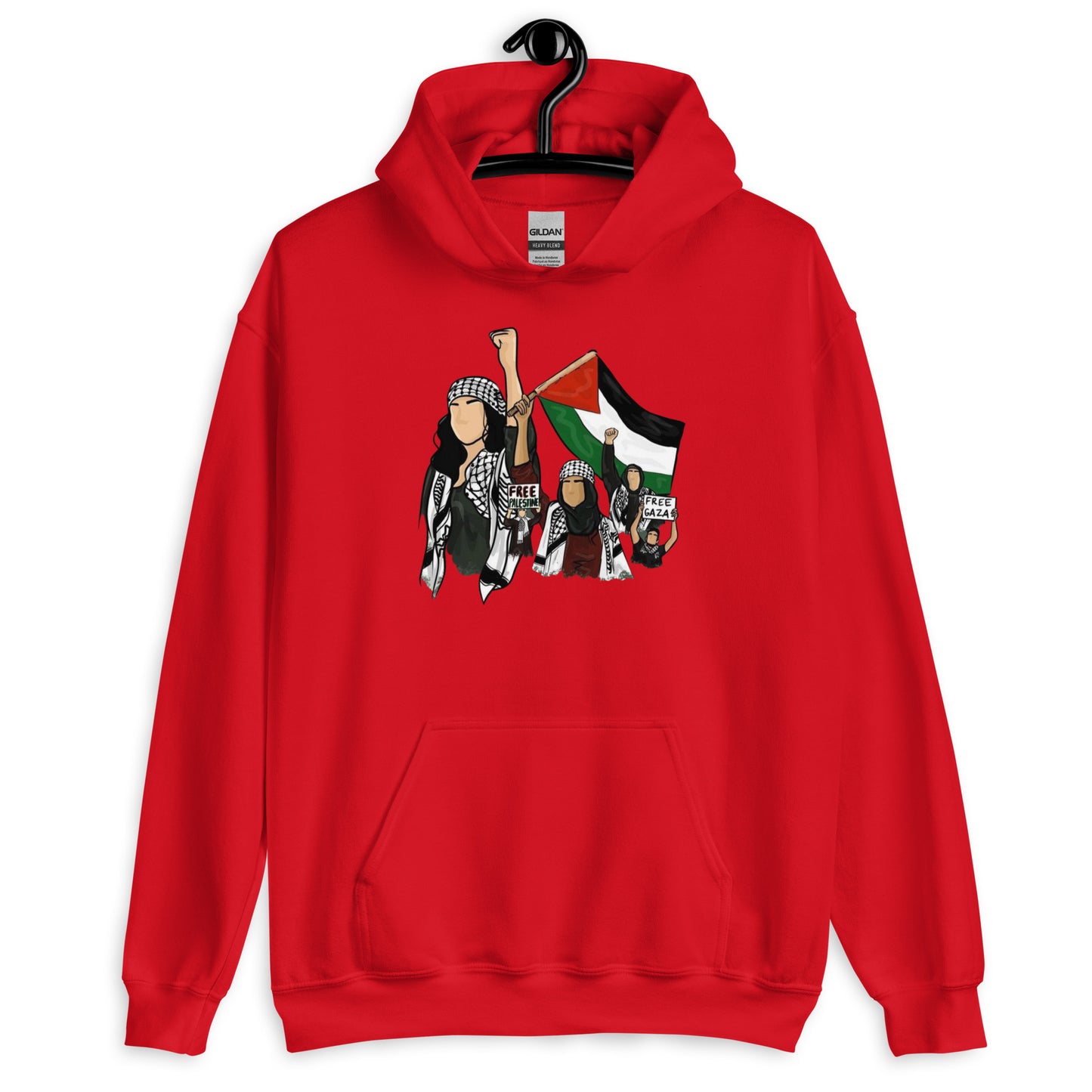 Palestinian girls Unisex Arabic Hoodie