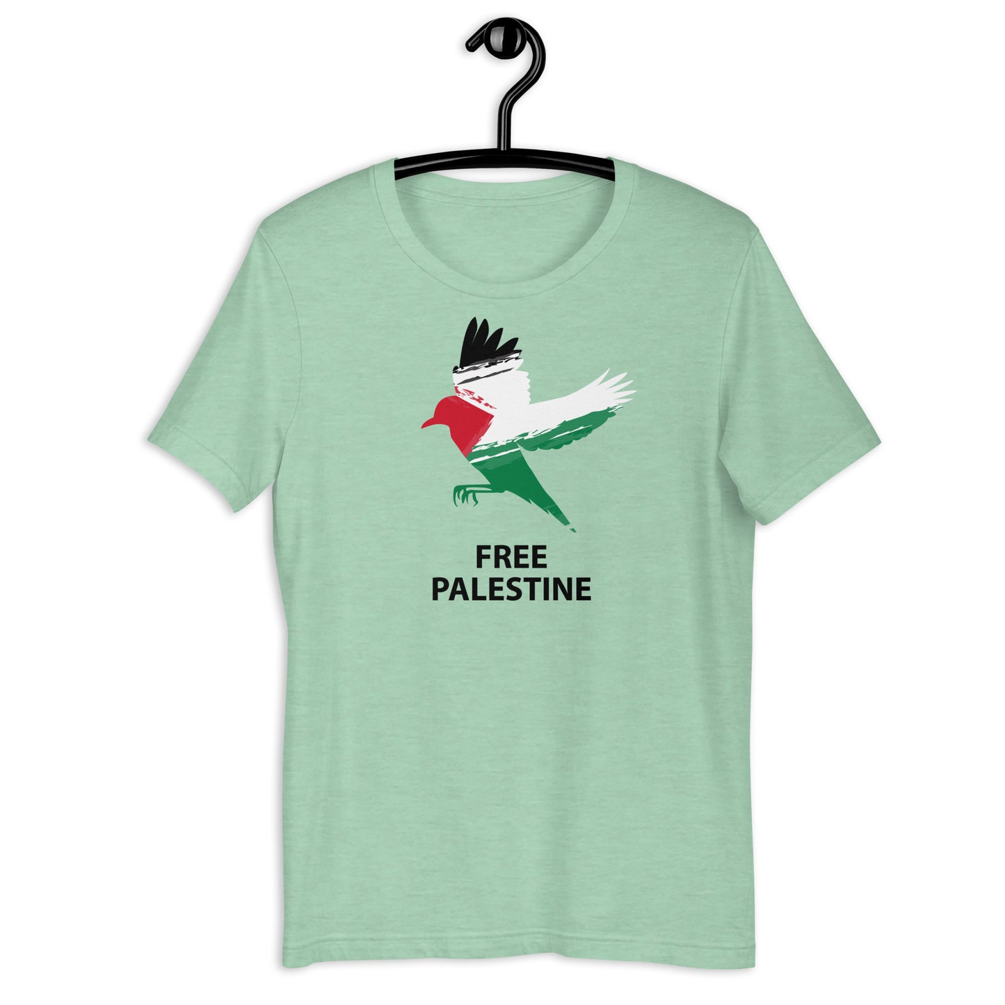 Bird Free Palestine Unisex Arabic t-shirt