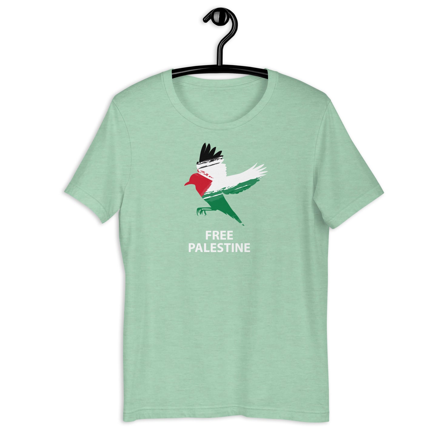 Bird Free Palestine Unisex Arabic t-shirt