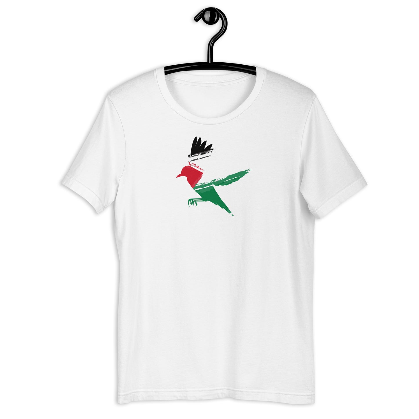 Bird Free Palestine Unisex Arabic t-shirt